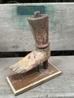Ancient Rare Old Wooden Hand Carved Hindu Goddess Feet Figure