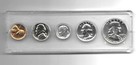 1957 Us Mint Philadelphia 5 Coin Proof Set Uncirculated Whitman Case 90  Silver