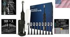 Sonic Diamond Electric Toothbrush For Adults   Kids - 10 Heads   Travel Case