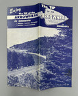 1958 Cook County Minnesota Tip Of Arrowhead Brochure Map Vintage Lake Superior