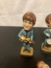 The Beatles Vintage 1964 Cake Toppers 4  Bobbleheads Original Set Of 2 With Head