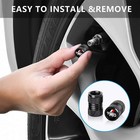 Tacoma Tire Valve Stem Cap Cover For Toyota Trd Sequoia Tundra Black-caps-2 