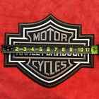     huge Harley-davidson Hd Bar   Shield Back Embroidered Patch Extra Large 12    Mc