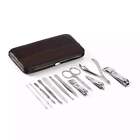 12pcs Pedicure   Manicure Set Nail Clippers Cleaner Cuticle Grooming Kit Case