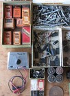 Antique Battery And Early Ac Radio Parts  Hardware And Test Equipment