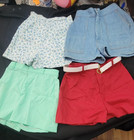 20 Pair Vintage 60s-80s Shorts Bulk High Rise Bermuda Prints Jean Reseller Lot