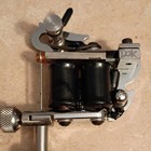 Paolo 08 Coil Tattoo Machine Silver Black Adjustable Durable Steel 2-coil Grip