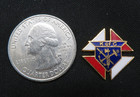 Small Knights Of Columbus K Of C Enameled Metal Logo Emblem