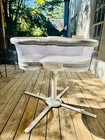 Halo Bassinest Luxe Swivel Sleeper Bassinet Gray   Infant Insert   Stand