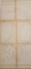 1867 Us Coast Survey B w Nautical Chart Caloosahatchee Sanibel Island Fl Bache