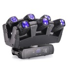 6 Head Led Rgb Moving Head Stage Lighting Beam Laser Bar Disco Party Dj Light