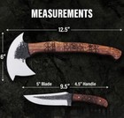 Custom Handmade Outdoor Camping Tactical Tomahawk Winkler Axe With Hunting Knife