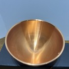 Vintage Old Dutch International Copper Brass Mixing Beating Bowl With Handle 8   