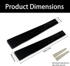 2 Pair Archery Bow Limb Silencers Stabilizers Shock Absorber Protective Black 