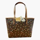 Michael Kors Jet Set Medium Carryall Airplane Print Tote - Brown Nwt