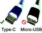 Lot Of 100 - Type C Cable Usb Data Sync Cable Cord 1  3   6  10  For Cellphones