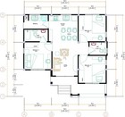 30x30 Feet Small House Plan 9x9 Meter 3 Beds 2 Bath Shed Roof Pdf  a4 Hard Copy 