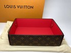Louis Vuitton Desk Tray Mm George Monogram Brown Gi1067 Unused