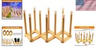 Multi-purpose Bamboo Drainer Rack  Organize Cups  Bottles   Bags Efficiently