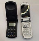 Vintage Motorola Startac Bell Atlantic   Verizon Motorola Flip Phone Lot Charger