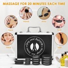 18 Pcs Massage Stone Set Hot Spa Rock Basalt Massage Lava Natural Kit Heater Box