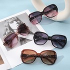 Oversized Square Sunglasses Women Ladies Vintage Trendy Large Frame Sunglasses