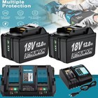2pack Battery  charger For Makita 18volt 8 0ah Lxt Li-ion  Bl1860b Bl1830 Bl1850