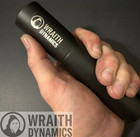 Wraith Dynamics 6  Linear Compensator Shroud      Matte Black 6061 Aluminum