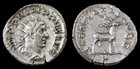 Philip I   Stag  Saecular Games Issue  Roman Empire Silver Double Denarius Coin