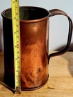 Vintage Copper Tankard Cup Mug 6    Hand Made Primitive Farmhouse