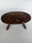 Vintage Early American Style Milking Stool Plant Stand Solid Wood