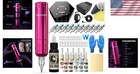 Professional Rotary Tattoo Kit For Beginners With 10 Inks   Safety Features