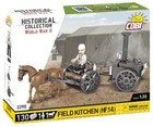 Cobi Wwii German Army Field Kitchen  hf 14  1 35 Building Block Model Set   2290