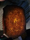 Medium Sized Antique vintage Violin Inlayed Cherry Jewelry Box