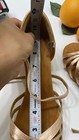 New Women   s Latin Ballroom Dance Shoes Size 6 Blush Beige Peach Strappy Heels