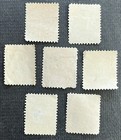 Canada - 7 1870   s Three Cents Queen Victoria Stamps - All Used