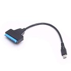 Devmo Usb 3 1 Type C To Sata Iii Hdd Ssd 2 5  Hard Drive Adapter Cable 22-pin