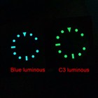 28 5mm Gradual Blue Dial  Deep Nh35 Nh36 Movement Blue Lume C3 Lume