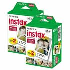 40 Fujifilm Instax Mini Instant Film Sheets For Mini 8-9   All Fuji Mini Cameras