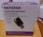 Netgear Wireless Ac Adapter Ac600 Dual Band Wifi Usb Adapter Black A6100  717c