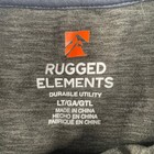 Rugged Elements Long Sleeve Durable Utility Top Heathered Gray Lt