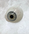 Vintage Prosthetic Glass Eye  Blue Gray