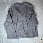 Carbon 2 Cobalt Mens 2xl Gray Button Front Blazer Jacket Sport Coat Linen Blend