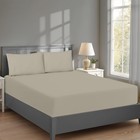 Ruvanti 100  Cotton Fitted Sheet Full Size Only - Crispy Cooling Percale Shee   