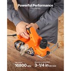 Uimoso Electric Hand Planer 3-1 4-inch Corded Tool For Woodworking  16800 Rpm