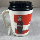 Coke Extra Large Coca Cola Travel Mug W  Lid Betras  Usa 9 Inch High Vintage