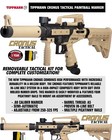 Maddog Tippmann Cronus Tactical Bronze Co2 Paintball Gun Starter Package Tan