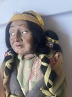 Vintage 1940s 16  Skookum Native American Indian Doll Mother Papoose