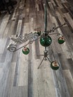 4 Lightning Rod Pendants With Original Holder And Vane- Ball Antique Weathervane