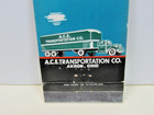 Vintage Trucking Ace Transportation Akron Oh Truck Advertising Matchbook Cover